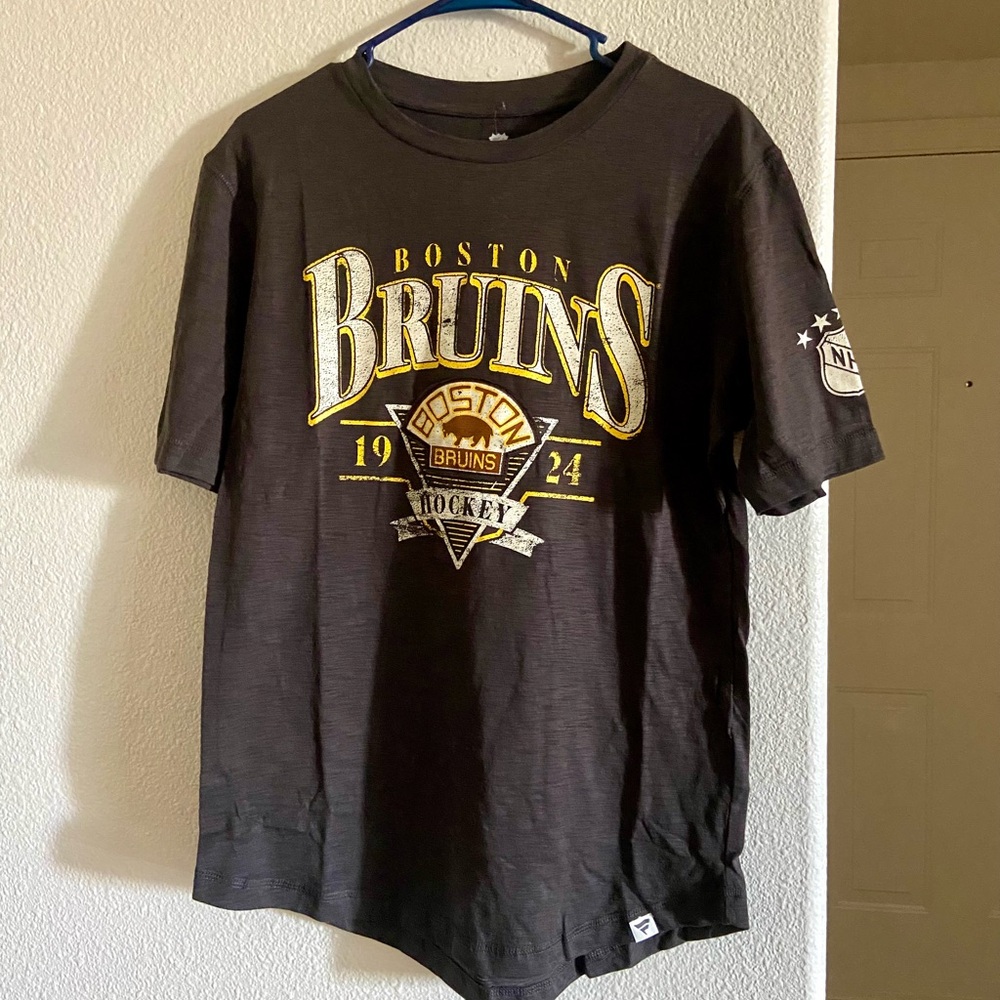 Grey Boston Bruins Mens T-shirt Fanatics